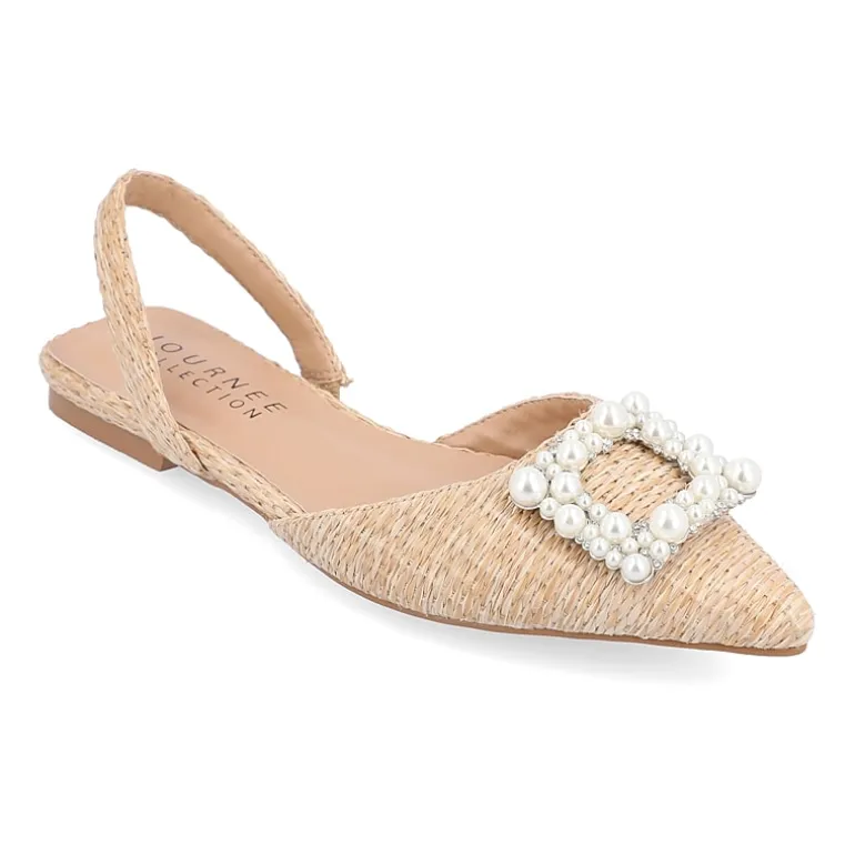Journee Collection Hannae Womens Pointed Ballet Flats