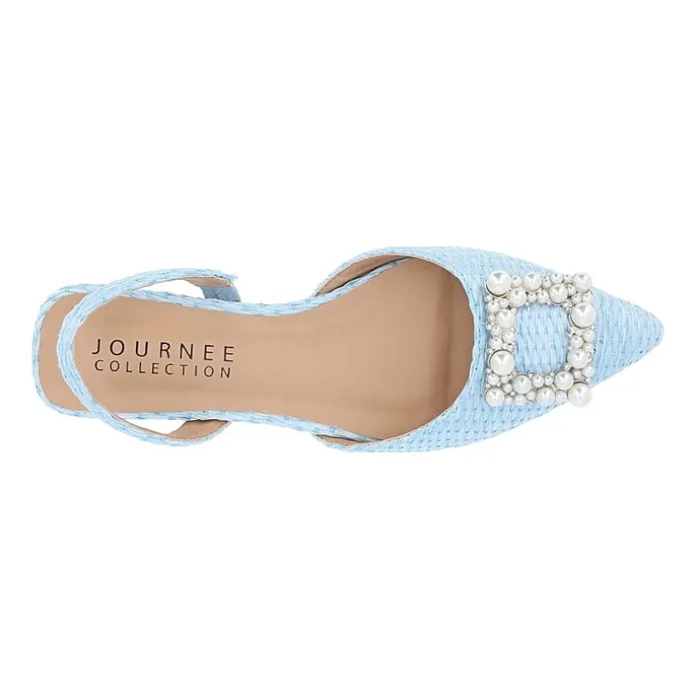 Journee Collection Hannae Womens Pointed Ballet Flats