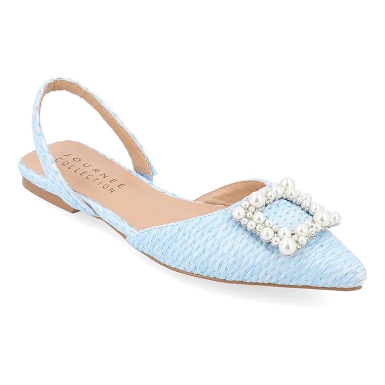 Journee Collection Hannae Womens Pointed Ballet Flats