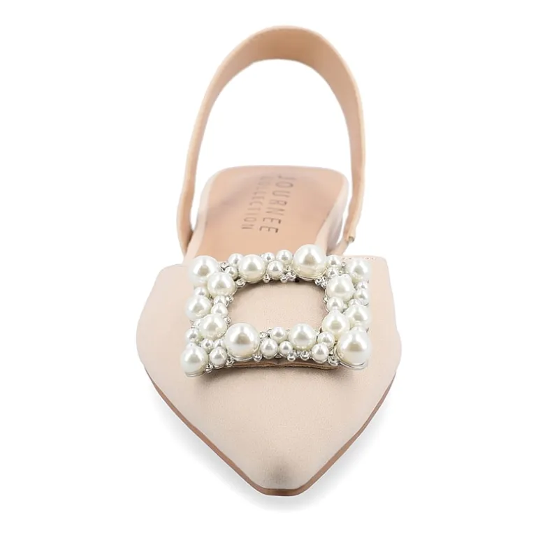 Journee Collection Hannae Womens Pointed Ballet Flats