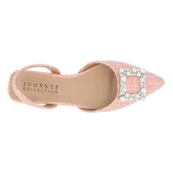 Journee Collection Hannae Womens Pointed Ballet Flats