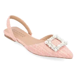 Journee Collection Hannae Womens Pointed Ballet Flats