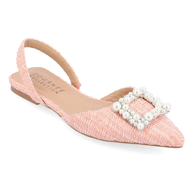 Journee Collection Hannae Womens Pointed Ballet Flats