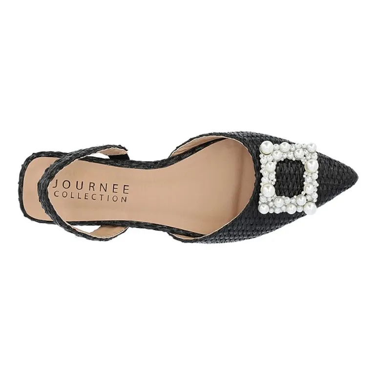 Journee Collection Hannae Womens Pointed Ballet Flats