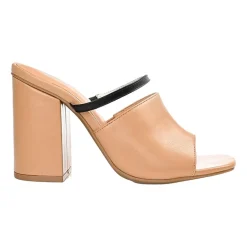 Journee Collection Heiddy Womens Round Open Toe Block Heel Pumps