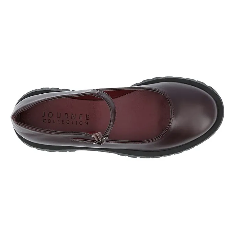 Journee Collection Kamie Womens Round Closed Toe Mary Jane Shoes