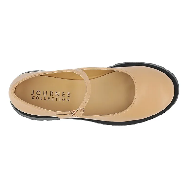 Journee Collection Kamie Womens Round Closed Toe Mary Jane Shoes