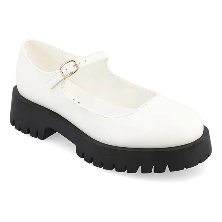 Journee Collection Kamie Womens Round Closed Toe Mary Jane Shoes