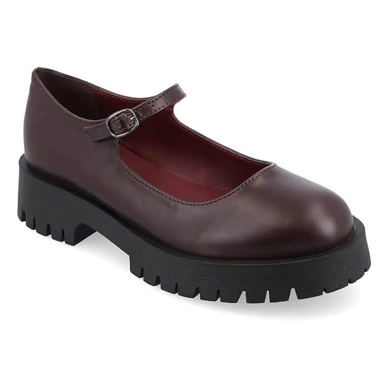 Journee Collection Kamie Womens Round Closed Toe Mary Jane Shoes