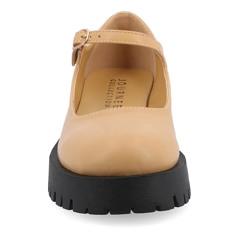 Journee Collection Kamie Womens Round Closed Toe Mary Jane Shoes