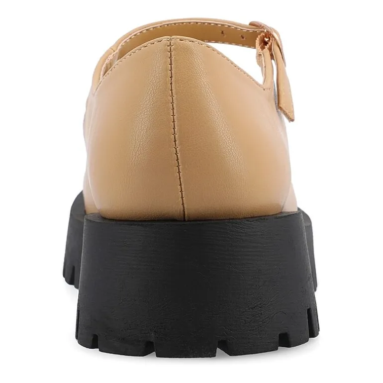 Journee Collection Kamie Womens Round Closed Toe Mary Jane Shoes