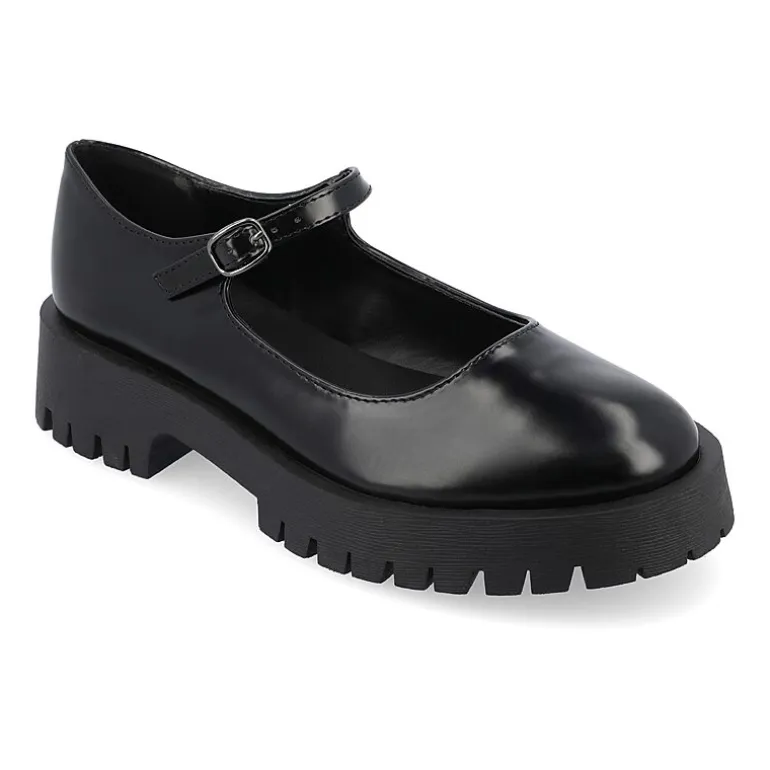 Journee Collection Kamie Womens Round Closed Toe Mary Jane Shoes