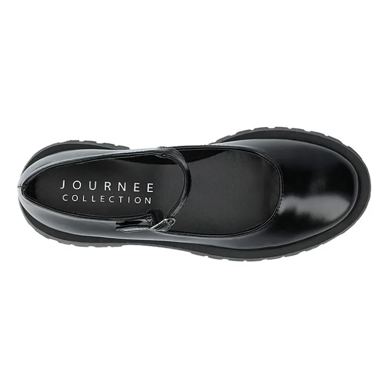 Journee Collection Kamie Womens Round Closed Toe Mary Jane Shoes