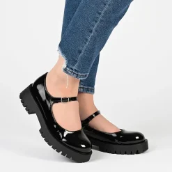 Journee Collection Kamie Womens Round Closed Toe Mary Jane Shoes