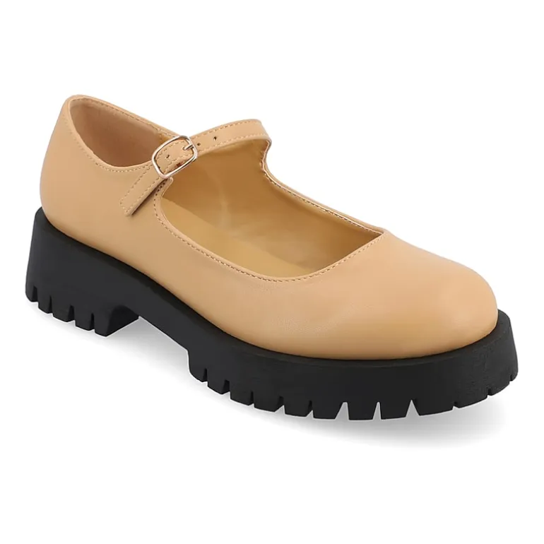 Journee Collection Kamie Womens Round Closed Toe Mary Jane Shoes