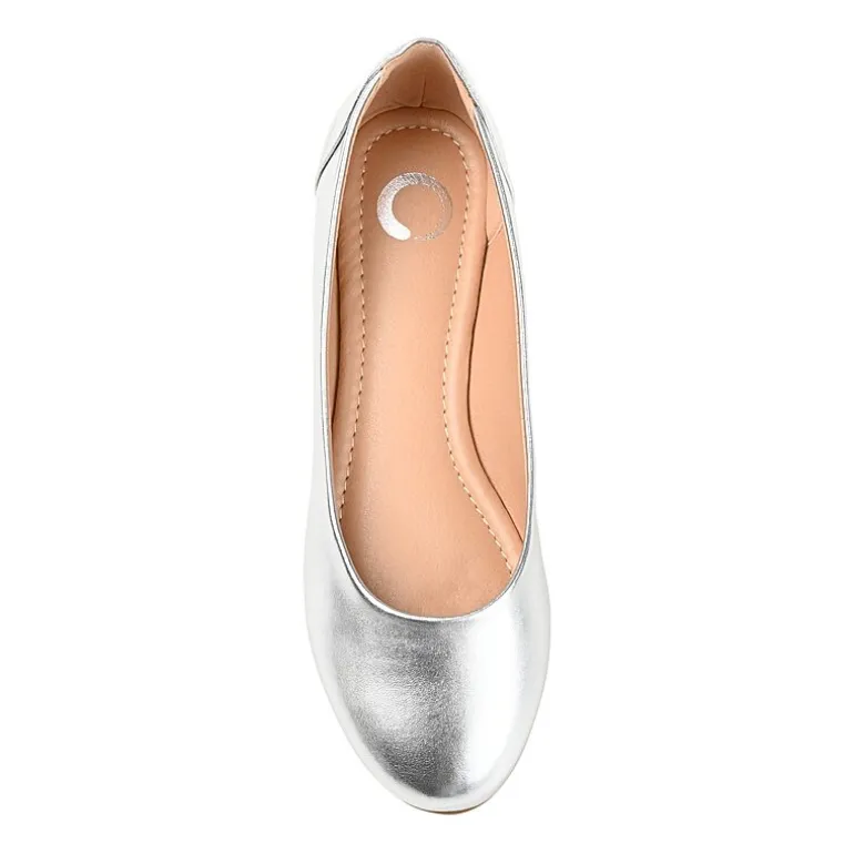 Journee Collection Kavn Womens Round Ballet Flats