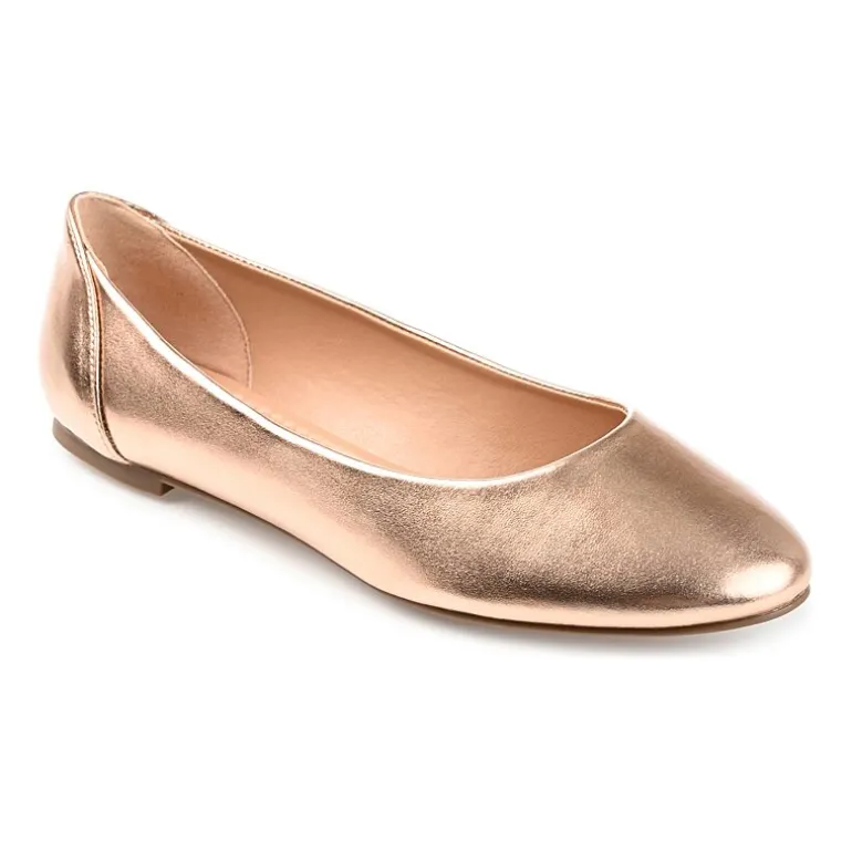 Journee Collection Kavn Womens Round Ballet Flats