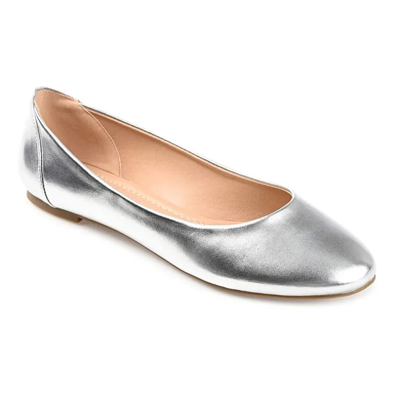 Journee Collection Kavn Womens Round Ballet Flats
