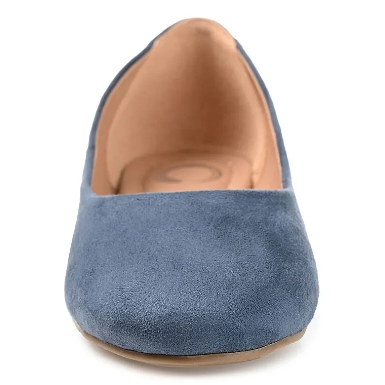 Journee Collection Kavn Womens Round Ballet Flats