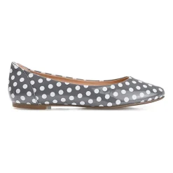 Journee Collection Kavn Womens Round Ballet Flats