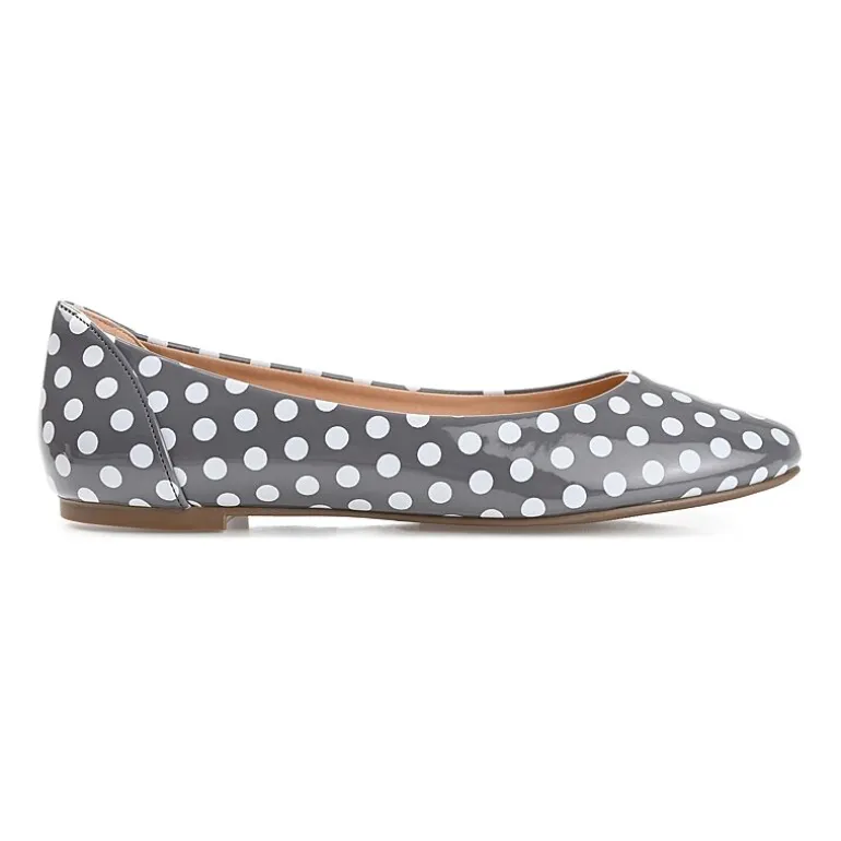 Journee Collection Kavn Womens Round Ballet Flats