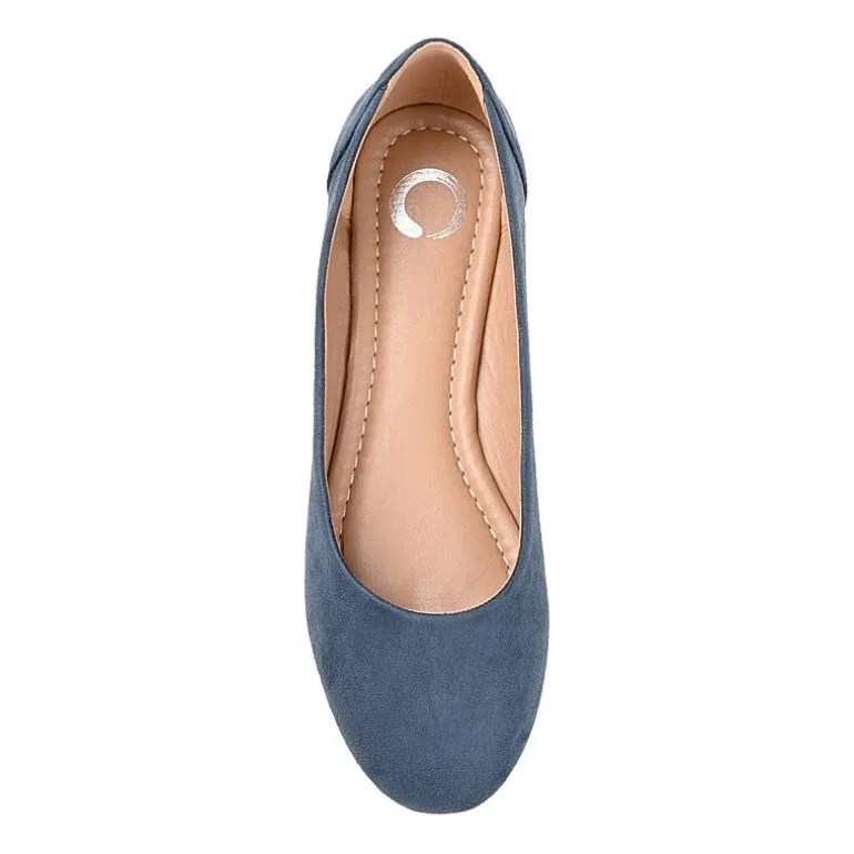 Journee Collection Kavn Womens Round Ballet Flats