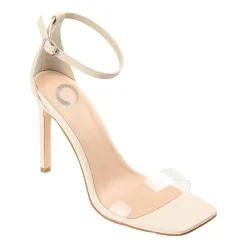 Journee Collection Lorelei Womens Round Open Toe Stiletto Heel Pumps