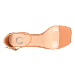 Journee Collection Lorelei Womens Round Open Toe Stiletto Heel Pumps