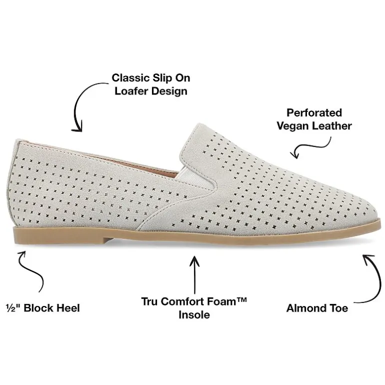 Journee Collection Lucie Womens Round Closed Toe Loafers