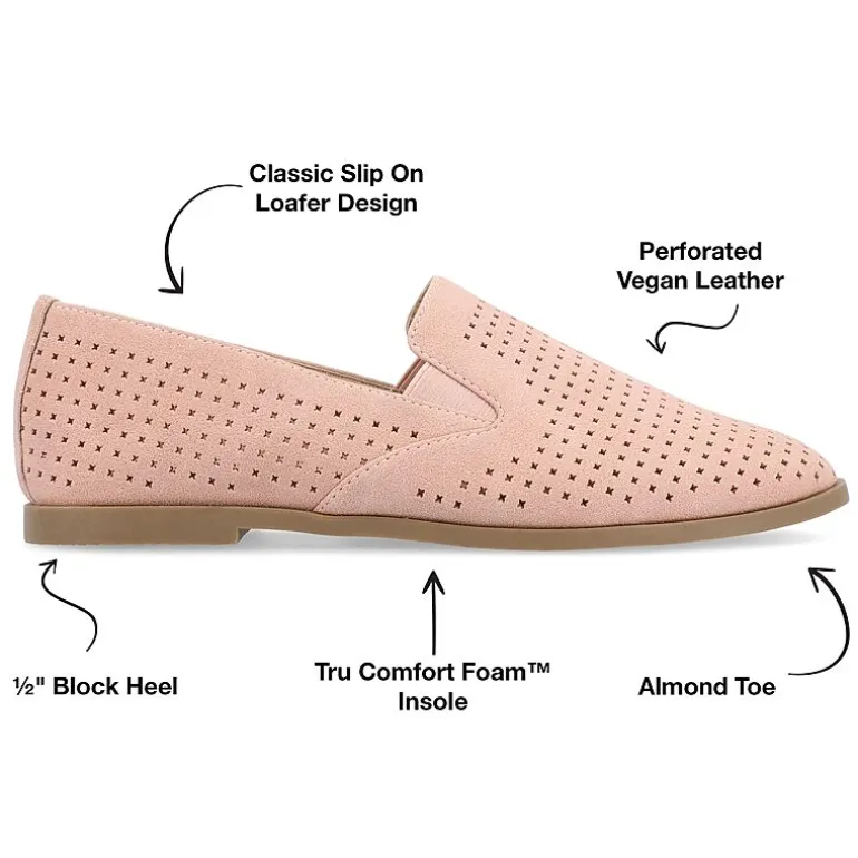Journee Collection Lucie Womens Round Closed Toe Loafers