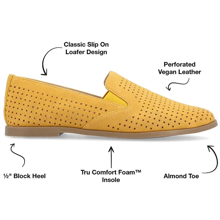 Journee Collection Lucie Womens Round Closed Toe Loafers