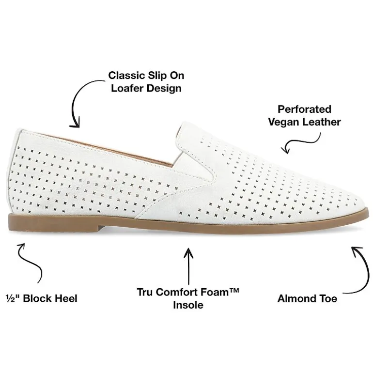Journee Collection Lucie Womens Round Closed Toe Loafers