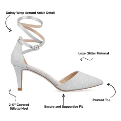 Journee Collection Luela Womens Pointed Closed Toe Stiletto Heel Pumps