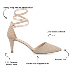 Journee Collection Luela Womens Pointed Closed Toe Stiletto Heel Pumps