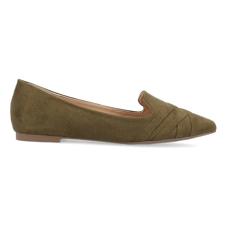 Journee Collection Mindee Womens Pointed Closed Toe Loafers