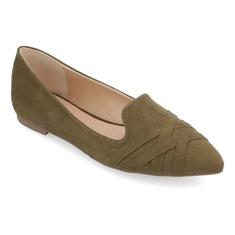 Journee Collection Mindee Womens Pointed Closed Toe Loafers