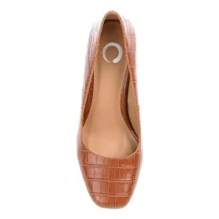 Journee Collection Monalee Womens Square Closed Toe Stiletto Heel Pumps