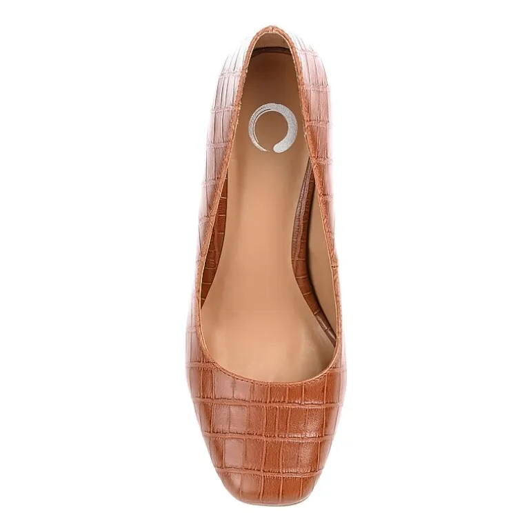 Journee Collection Monalee Womens Square Closed Toe Stiletto Heel Pumps