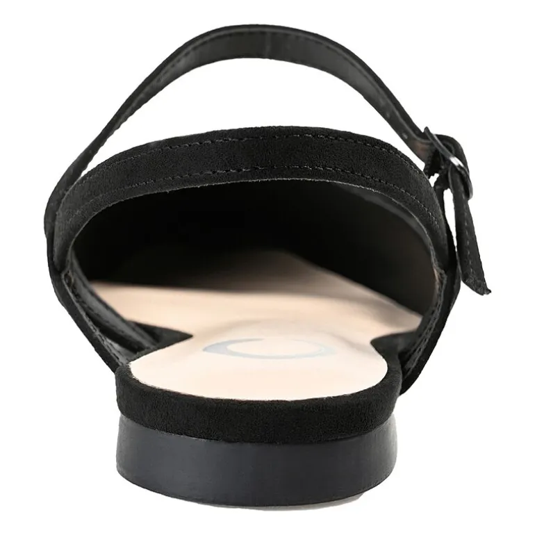 Journee Collection Nysha Womens Square Ballet Flats