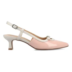 Journee Collection Padma Womens Pointed Closed Toe Kitten Heel Pumps