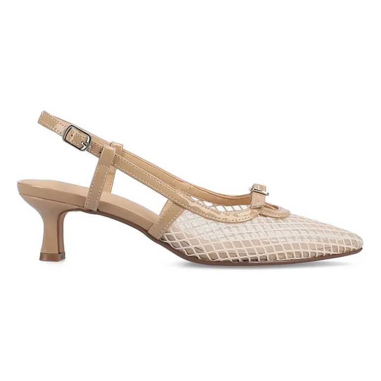 Journee Collection Padma Womens Pointed Closed Toe Kitten Heel Pumps