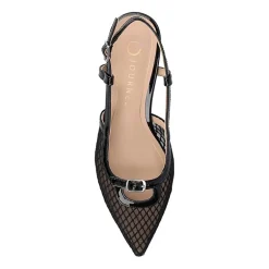 Journee Collection Padma Womens Pointed Closed Toe Kitten Heel Pumps