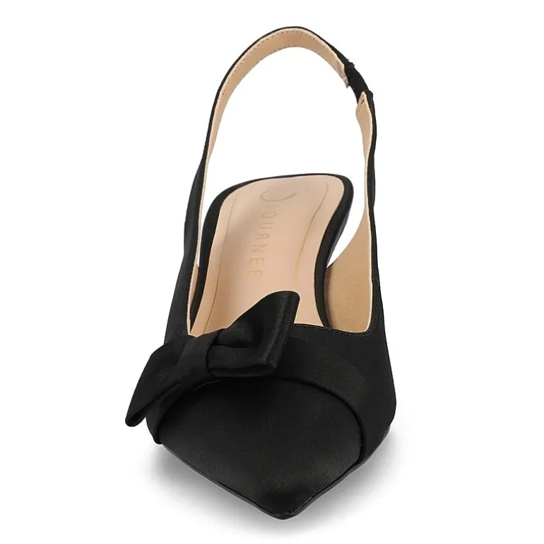 Journee Collection Paloma Womens Pointed Closed Toe Kitten Heel Pumps