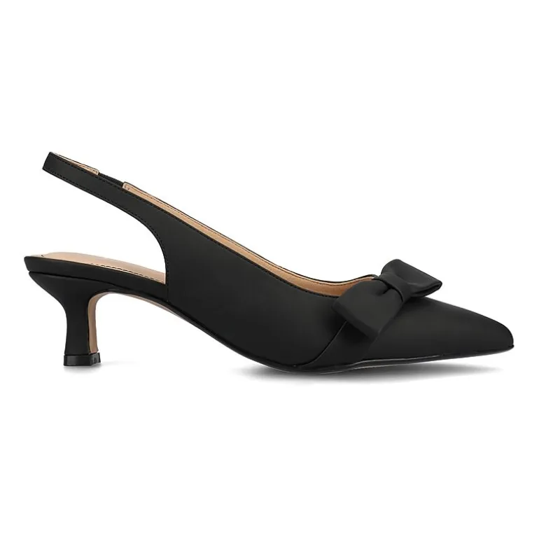 Journee Collection Paloma Womens Pointed Closed Toe Kitten Heel Pumps