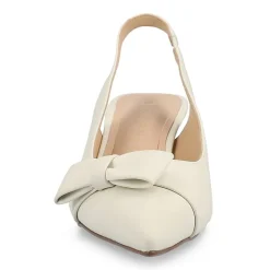 Journee Collection Paloma Womens Pointed Closed Toe Kitten Heel Pumps