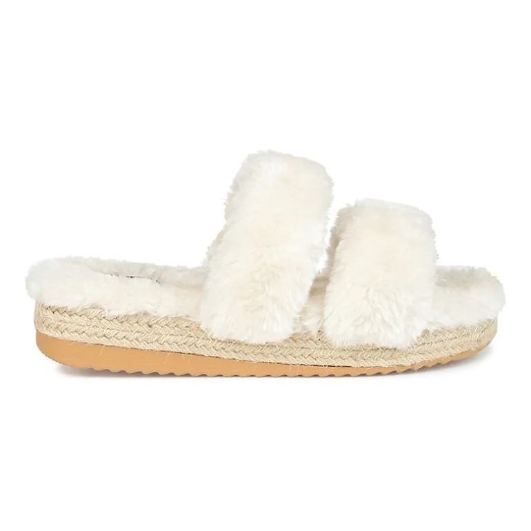 Journee Collection Relaxx Womens Slip-On Slippers