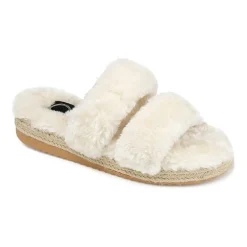 Journee Collection Relaxx Womens Slip-On Slippers