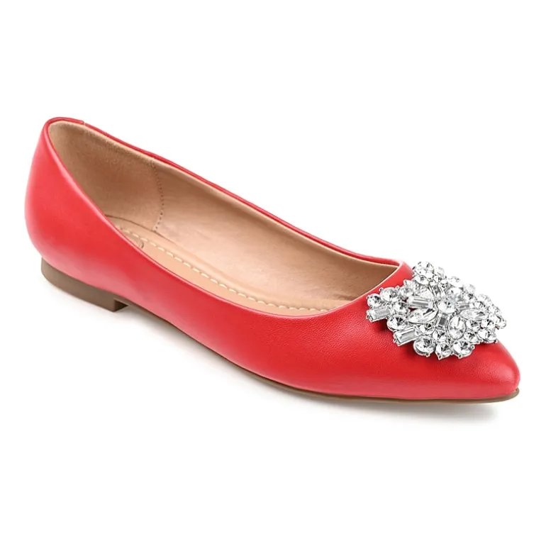Journee Collection Renzo Womens Pointed Ballet Flats