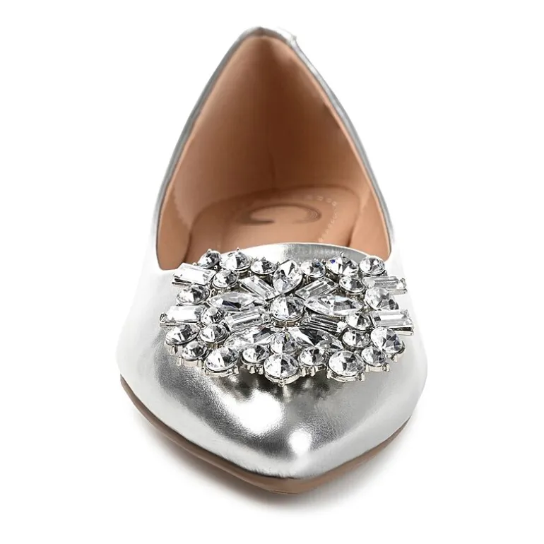 Journee Collection Renzo Womens Pointed Ballet Flats