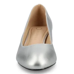 Journee Collection Saarii Womens Round Closed Toe Block Heel Pumps